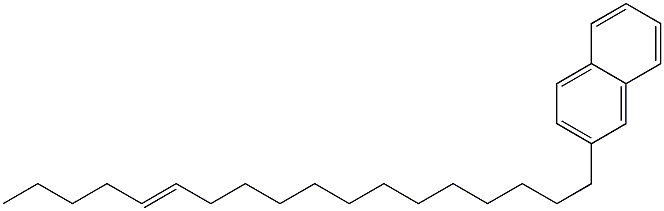 2-(13-Octadecenyl)naphthalene Struktur