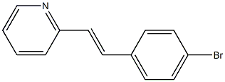 2-(4-Bromostyryl)pyridine Struktur