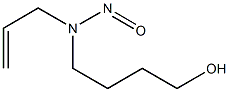 4-(Allylnitrosoamino)-1-butanol Struktur