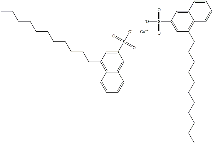 Bis(4-undecyl-2-naphthalenesulfonic acid)calcium salt Struktur