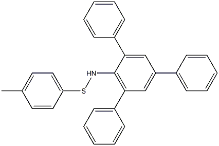 2,4,6-Triphenyl-N-[(4-methylphenyl)thio]benzenamine Struktur