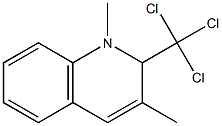 1,3-Dimethyl-2-trichloromethyl-1,2-dihydroquinoline Struktur