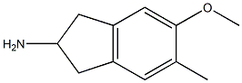 5-Methoxy-6-methyl-2-aminoindane Struktur