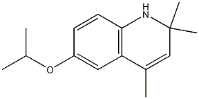 6-(1-Methylethoxy)-1,2-dihydro-2,2,4-trimethylquinoline Struktur