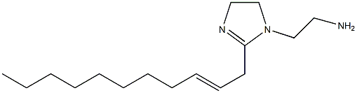 1-(2-Aminoethyl)-2-(2-undecenyl)-2-imidazoline Struktur