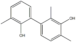 2,3',4-Trimethyl-1,1'-biphenyl-2',3-diol Struktur