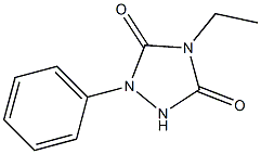 4-Ethyl-2-phenyl-1,2,4-triazolidine-3,5-dione Struktur