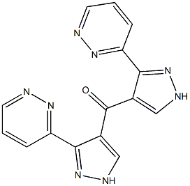 (Pyridazin-3-yl)(1H-pyrazol-4-yl) ketone Struktur