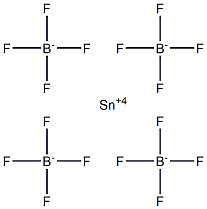 Tin(IV) tetrafluoroborate Struktur