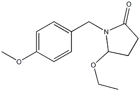 5-Ethoxy-1-[4-methoxybenzyl]pyrrolidin-2-one Struktur