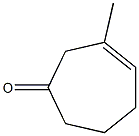 3-Methyl-3-cyclohepten-1-one Struktur