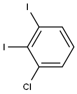 1-Chloro-2,3-diiodobenzene Struktur