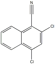 2,4-Dichloronaphthalene-1-carbonitrile Struktur