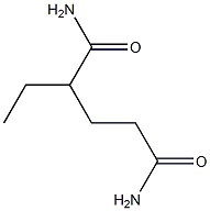 2-Ethylglutaramide Struktur