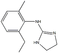 2-[(2-Ethyl-6-methylphenyl)amino]-2-imidazoline Struktur