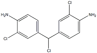 Bis(3-chloro-4-aminophenyl)chloromethane Struktur