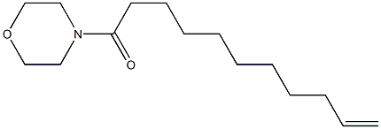 4-(10-Undecenoyl)morpholine Struktur