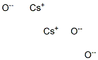 Dicesium trioxide Struktur