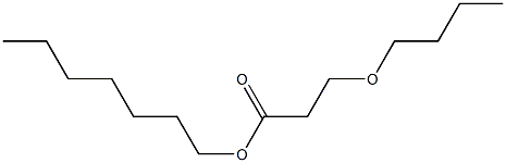 3-Butoxypropionic acid heptyl ester Struktur