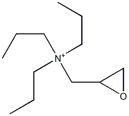 Tripropylglycidylaminium Struktur