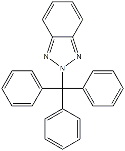 2-(Triphenylmethyl)-2H-benzotriazole Struktur