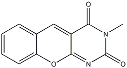 3-Methyl-2H-[1]benzopyrano[2,3-d]pyrimidine-2,4(3H)-dione Struktur