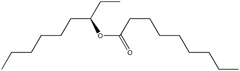 (+)-Nonanoic acid [(R)-nonane-3-yl] ester Struktur