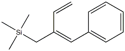 (3E)-3-[(Trimethylsilyl)methyl]-4-phenyl-1,3-butadiene Struktur