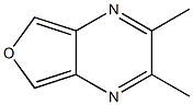 2,3-Dimethylfuro[3,4-b]pyrazine Struktur