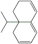 1,2,8,8a-Tetrahydro-8a-isopropylnaphthalene Struktur