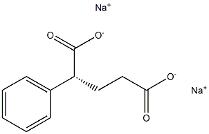 [R,(-)]-2-Phenylglutaric acid disodium salt Struktur