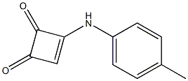 3-(4-Methylphenylamino)-3-cyclobutene-1,2-dione Struktur