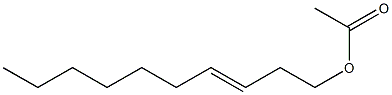 Acetic acid 3-decenyl ester Struktur