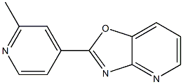 2-(2-Methylpyridin-4-yl)oxazolo[4,5-b]pyridine Struktur