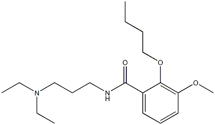 2-Butoxy-N-[3-(diethylamino)propyl]-3-methoxybenzamide Struktur