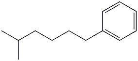 5-Methylhexylbenzene Struktur