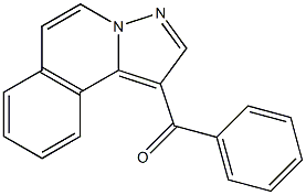 1-Benzoylpyrazolo[5,1-a]isoquinoline Struktur