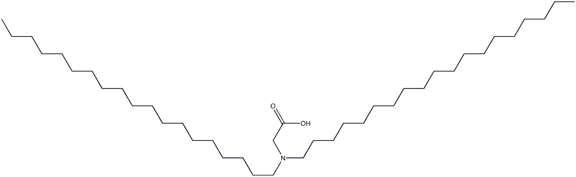 N,N-Dinonadecylglycine Struktur