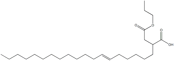 2-(6-Nonadecenyl)succinic acid 1-hydrogen 4-propyl ester Struktur