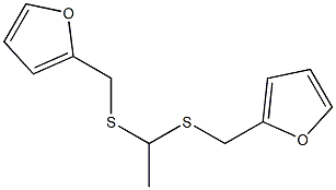 Acetaldehyde difurfuryl mercaptal Struktur