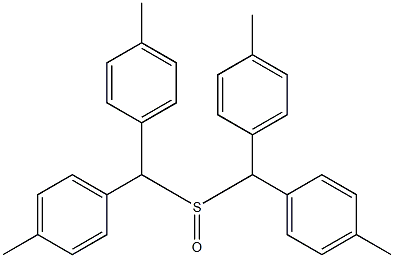 (4-メチルベンジル)p-トリルスルホキシド 化學(xué)構(gòu)造式