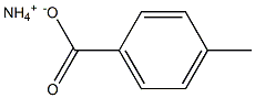 p-Toluic acid ammonium salt Struktur