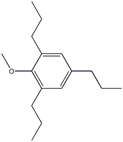 1-Methoxy-2,4,6-tripropylbenzene Struktur