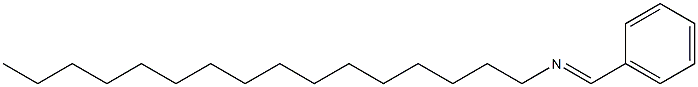 N-Benzylidenehexadecylamine Struktur