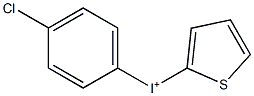 4-Chlorophenyl(2-thienyl)iodonium Struktur