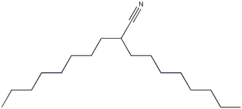 2-Octyldecanenitrile Struktur