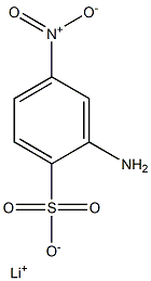 2-Amino-4-nitrobenzenesulfonic acid lithium salt Struktur