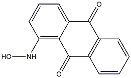 1-(Hydroxyamino)anthraquinone Struktur