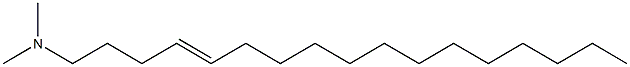 N,N-Dimethyl-4-heptadecen-1-amine Struktur