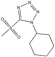 Methyl 1-cyclohexyl-1H-tetrazol-5-yl sulfone Struktur